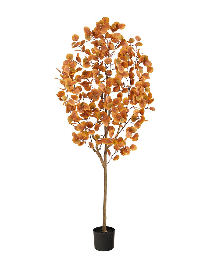 NEARLY NATURAL NEARLY NATURAL AUTUMN EUCALYPTUS ARTIFICIAL TREE 6FT.