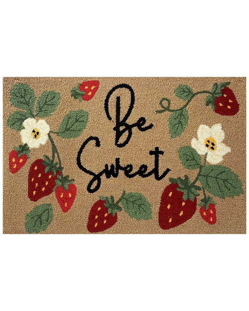 The Rug Market Be Sweet 30x48in Doormat In Red