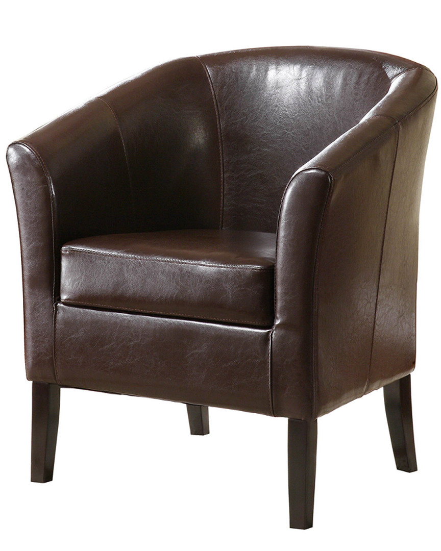 Linon Furniture Linon Brown Simon Club Chair