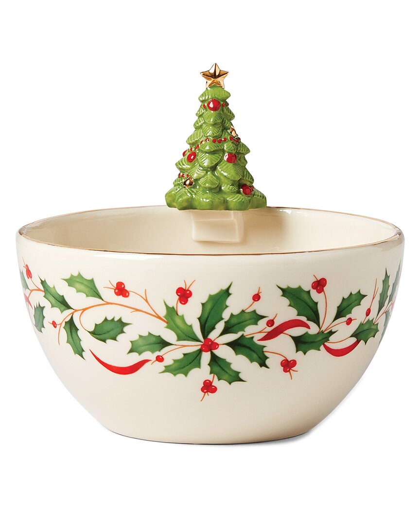 Lenox Holiday Tree Bowl In Multicolor