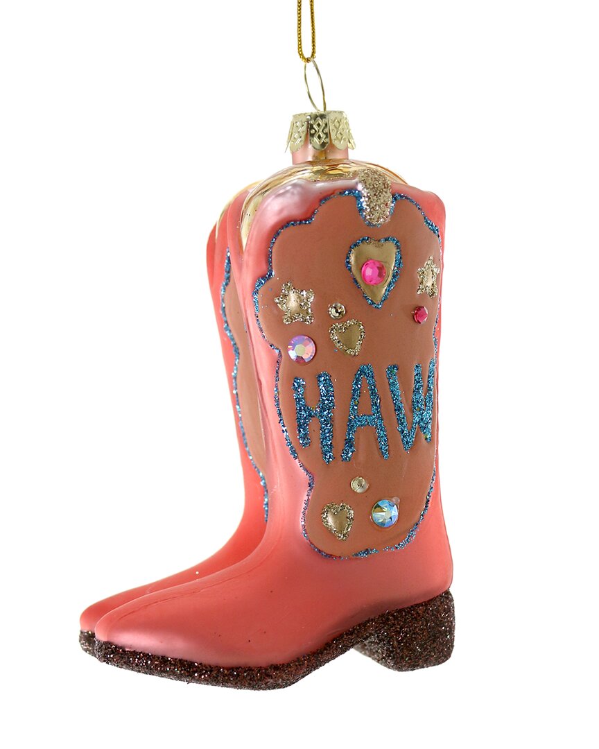 Cody Foster & Co. Yee Haw Ornament In Multicolor