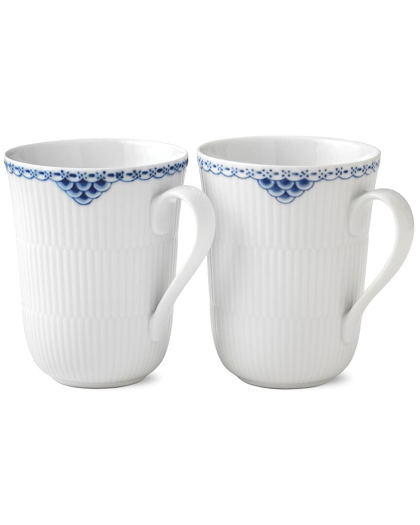 Royal Copenhagen Set Of 2 Princess Mugs