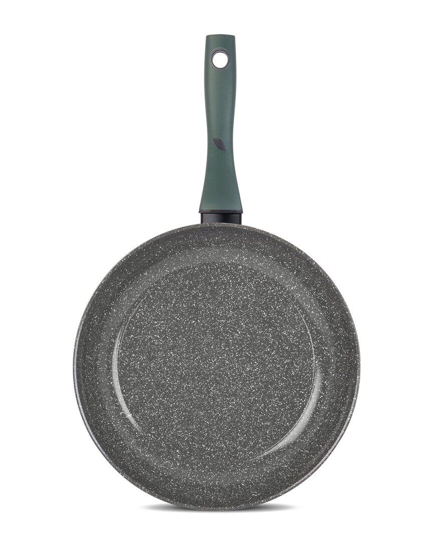 Eco Pan Tvs 12in Ceramic Non Stick Induction Fry Pan In Green