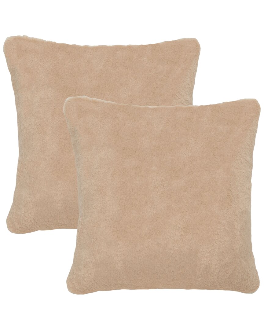 Safavieh Flayn Pillow Brown