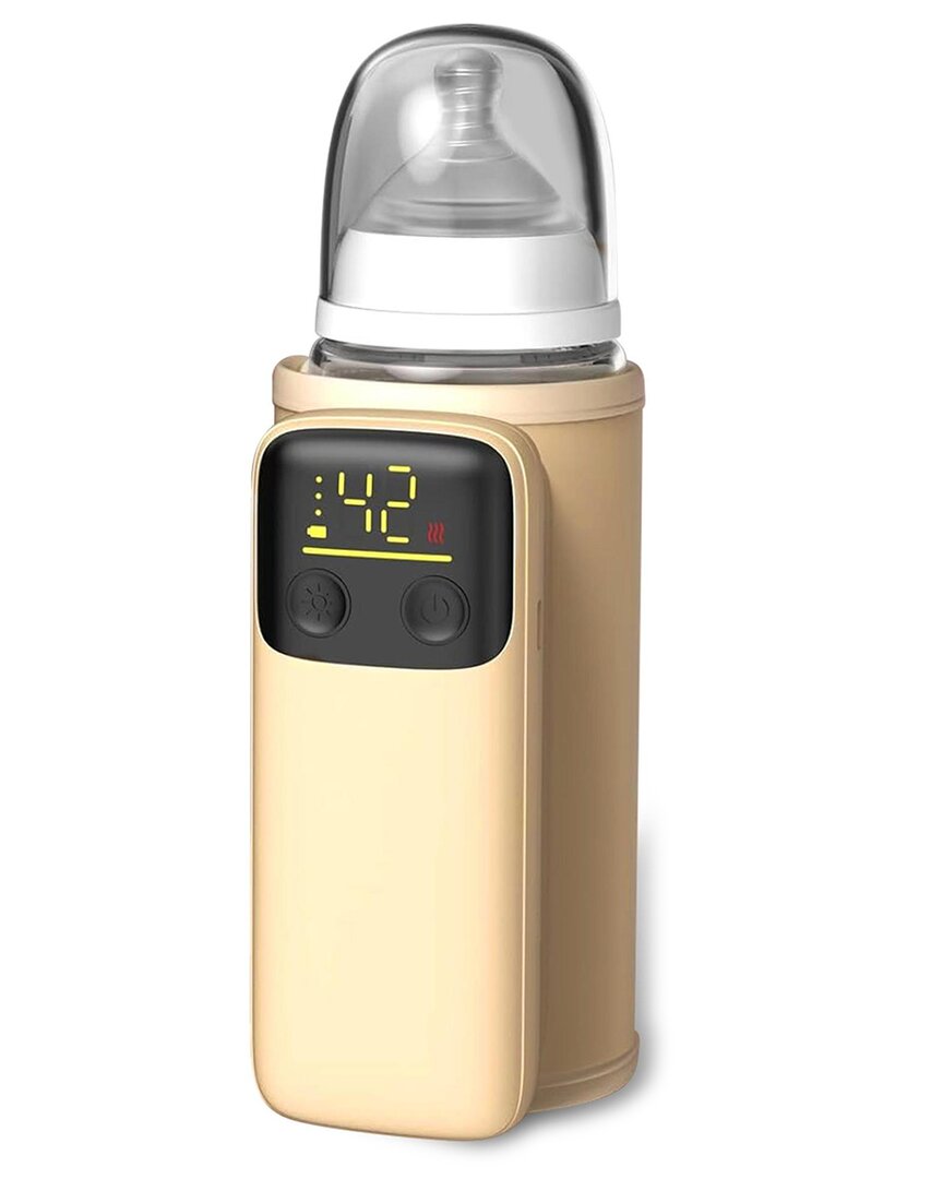 Fresh Fab Finds Portable Baby Bottle Warmer With Night Light In Gold
