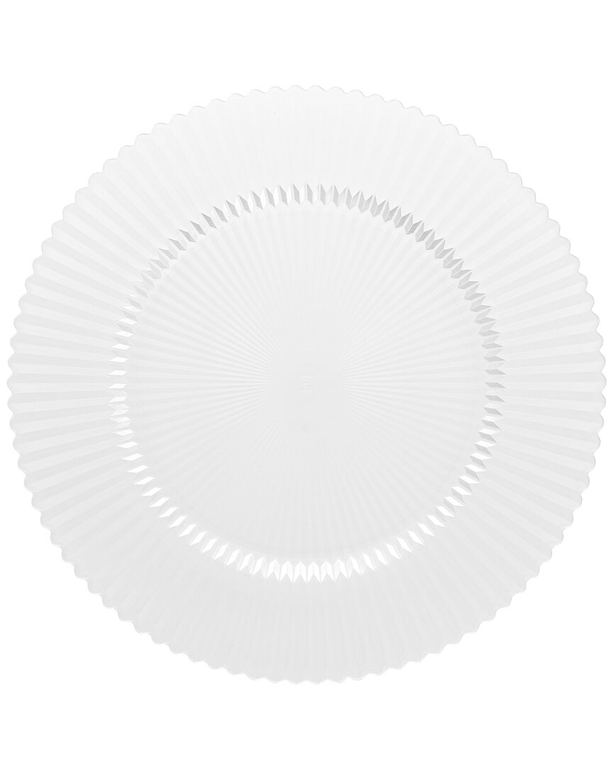 Fortessa Archie Set Of 4 Charger Plates In White