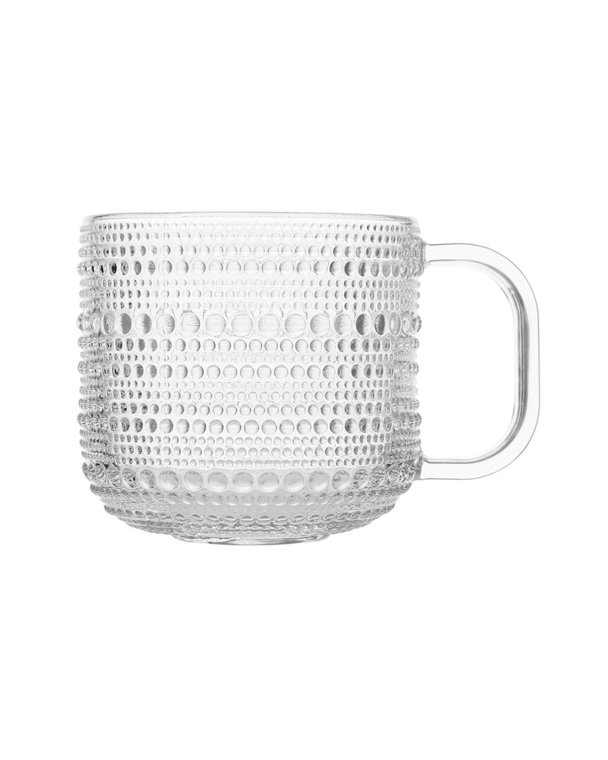 Fortessa Set Of 6 Jupiter Glass Coffee Cups In Transparent