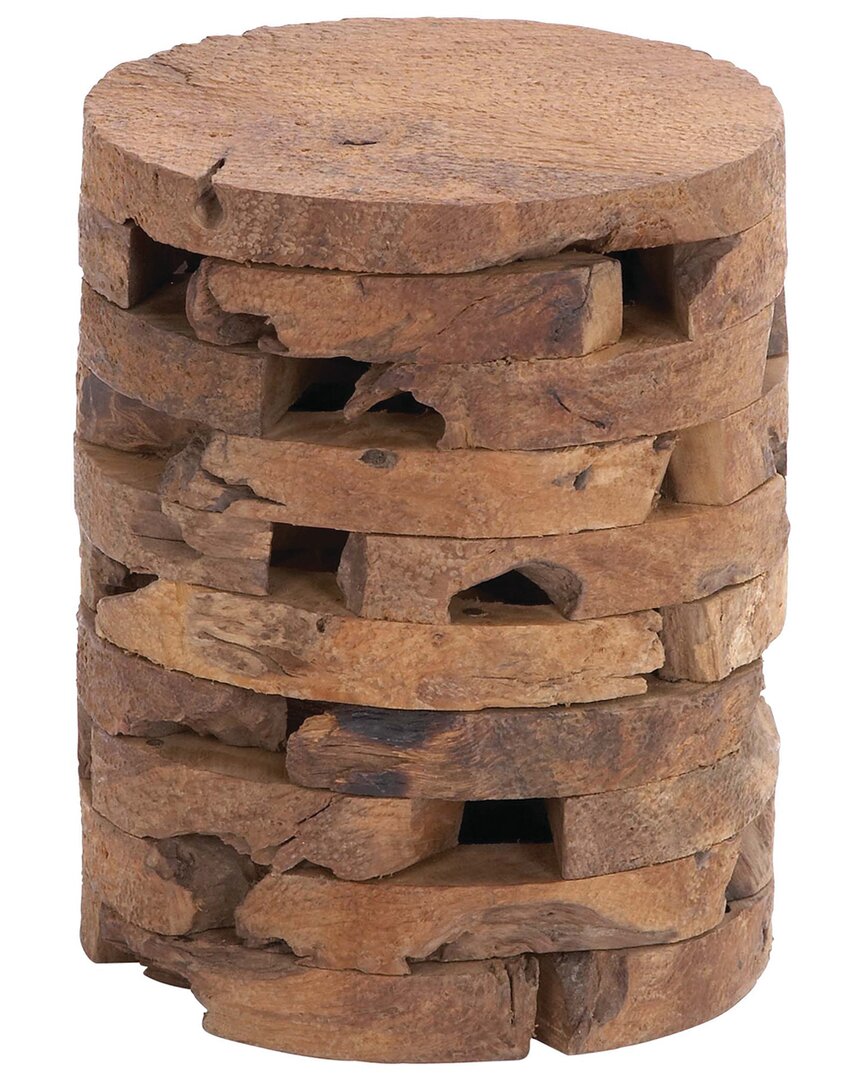 Peyton Lane Handmade Accent Table In Brown