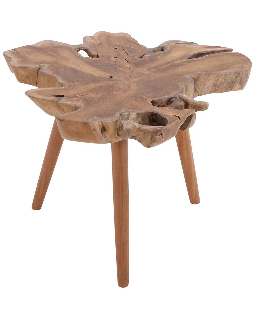 Peyton Lane Handmade Accent Table In Brown