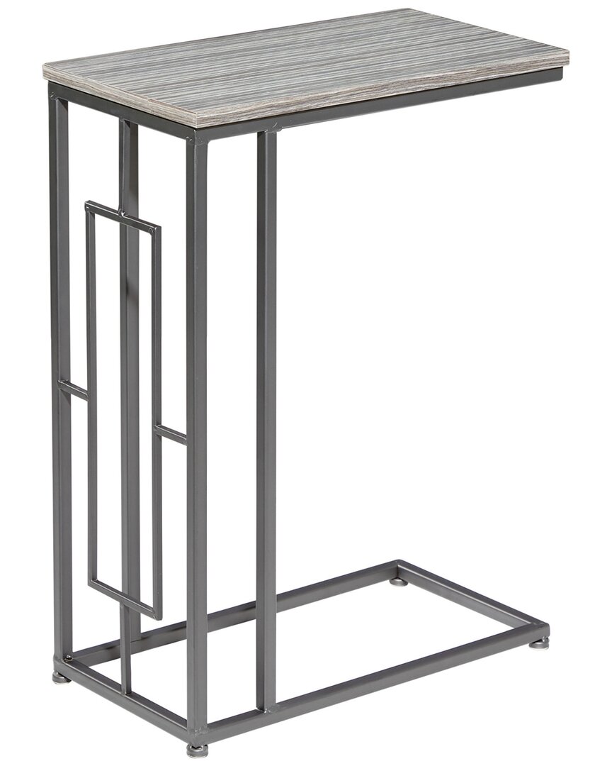 Peyton Lane Contemporary Rectangle Accent Table In Gray