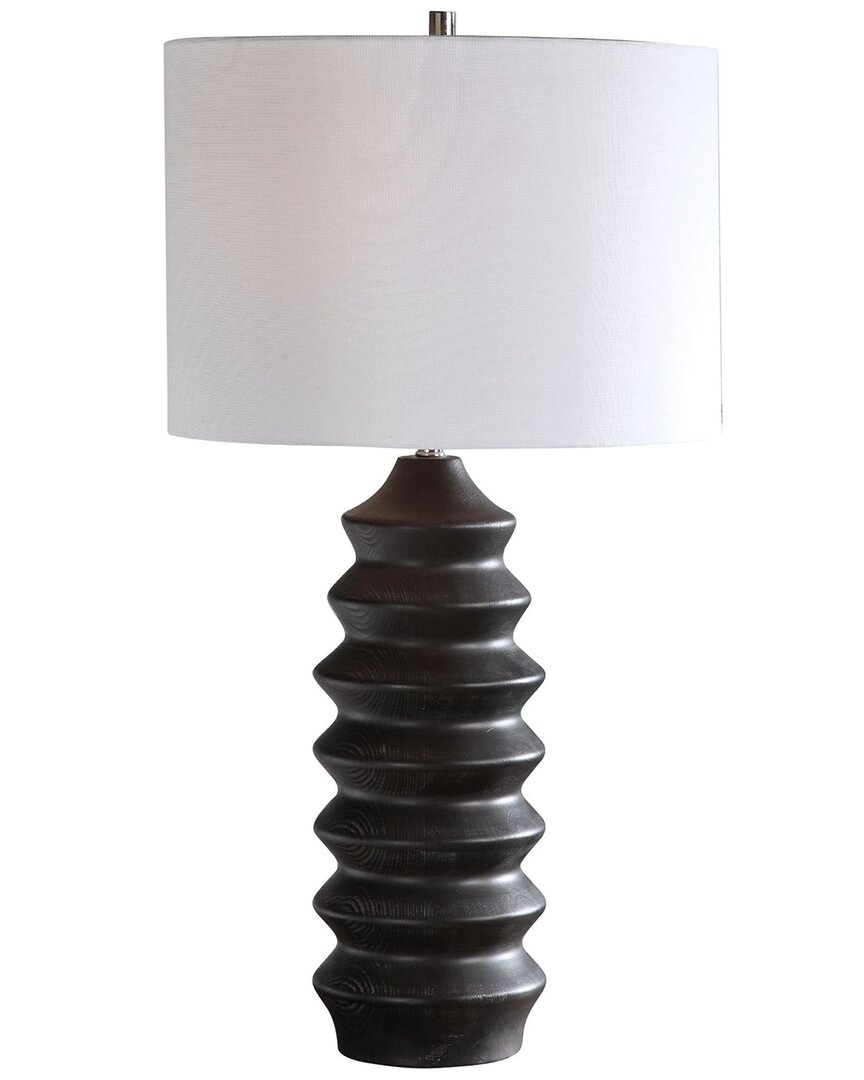 Uttermost Mendocino Modern Table Lamp In Black