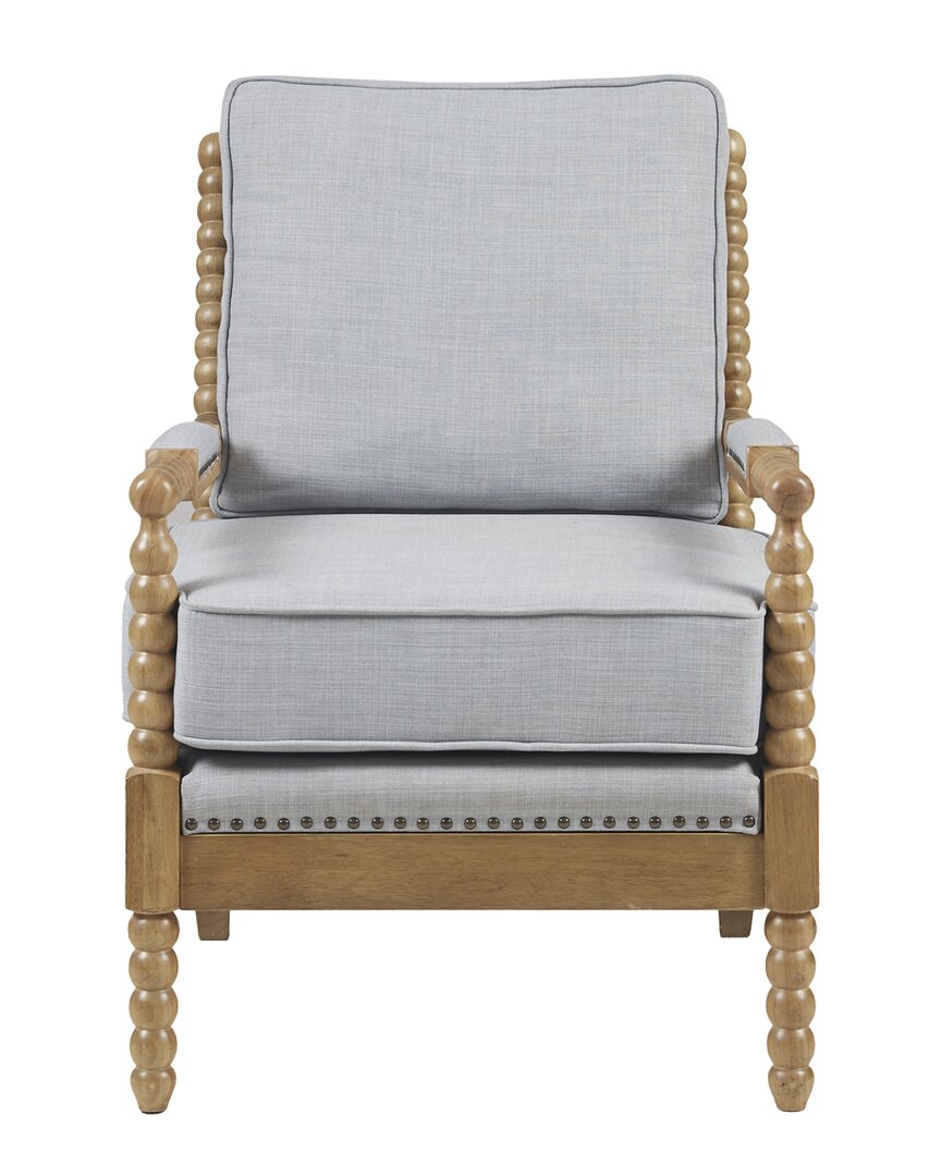Shop Madison Park Donohue Accent Arm Chair In Blue