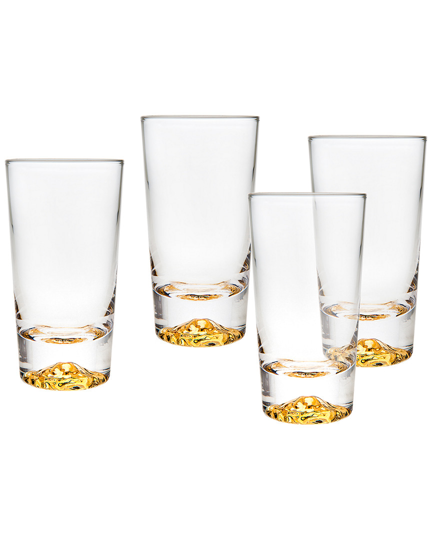 Godinger Carmela Shot Glasses (set Of 4) In Gold