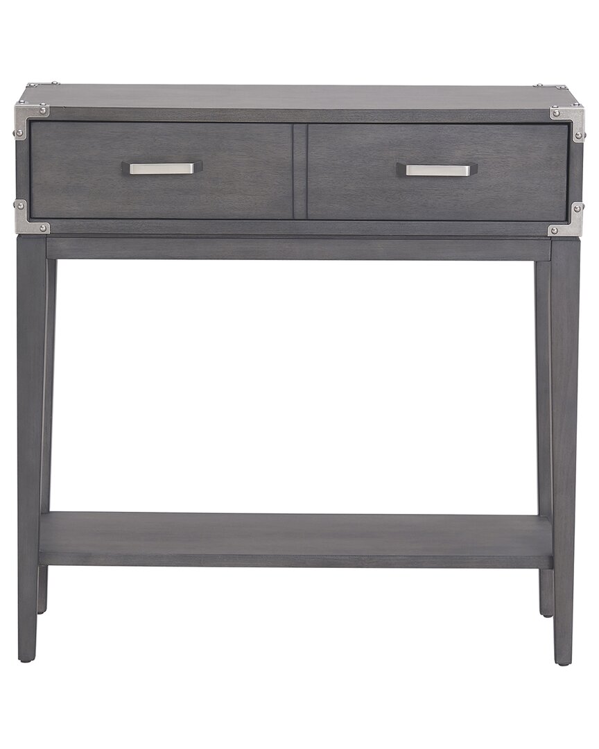 Leick Home Beckett Entryway 1-drawer Hall Stand With Shelf In Gray