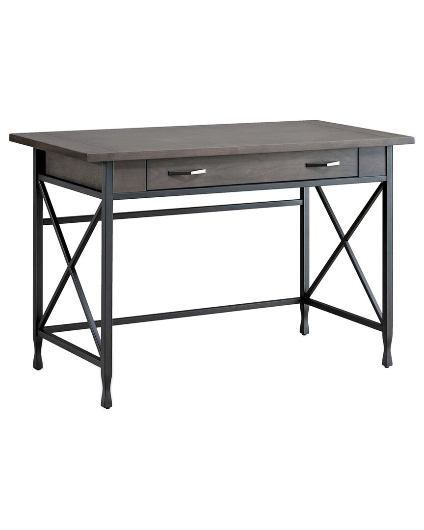 Leick Home Chisel & Forge Computer Desk In Gray