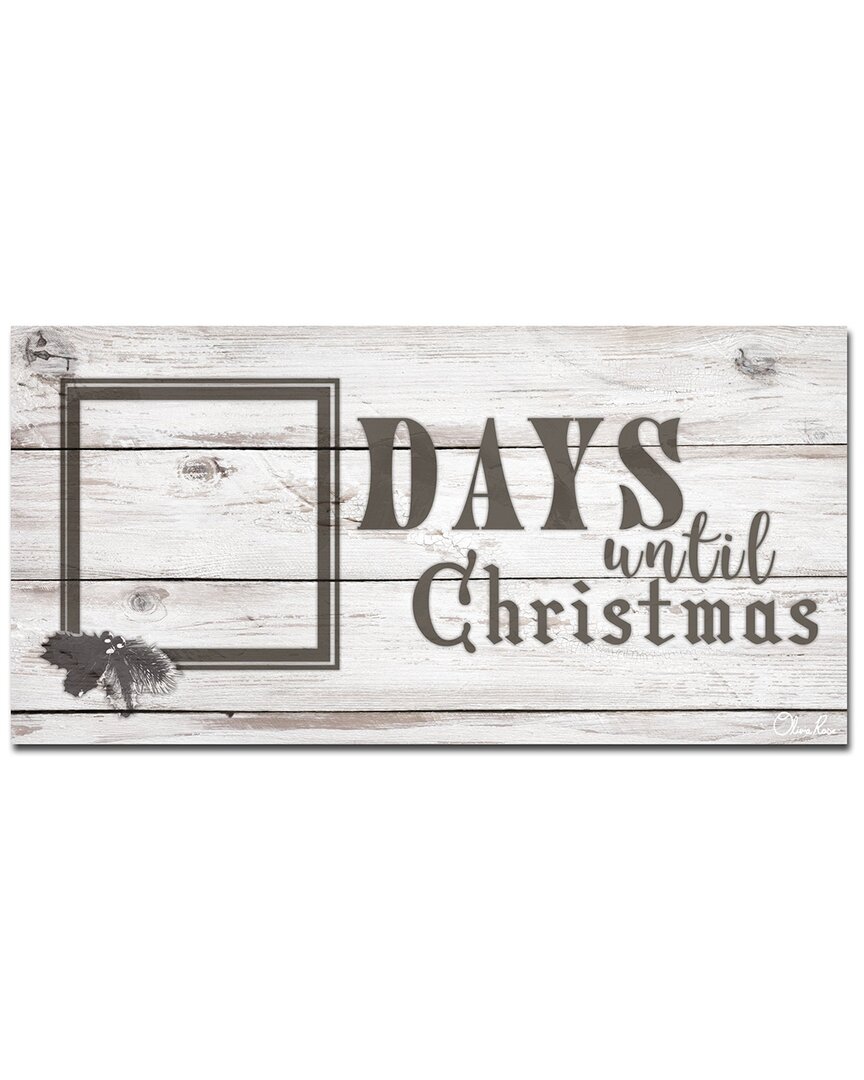 Ready2hangart Days Til Christmas Artplexi Dry-erase Advent Calendar By Olivia Rose