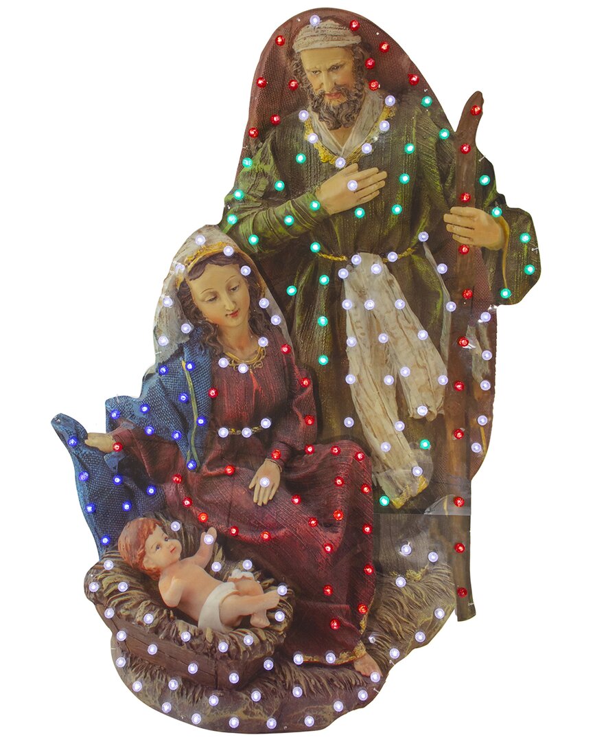 Northern Lights Northlight 48in Led Lighted Holy Family Christmas Nativity Scene Outdoor Decoration In Multi