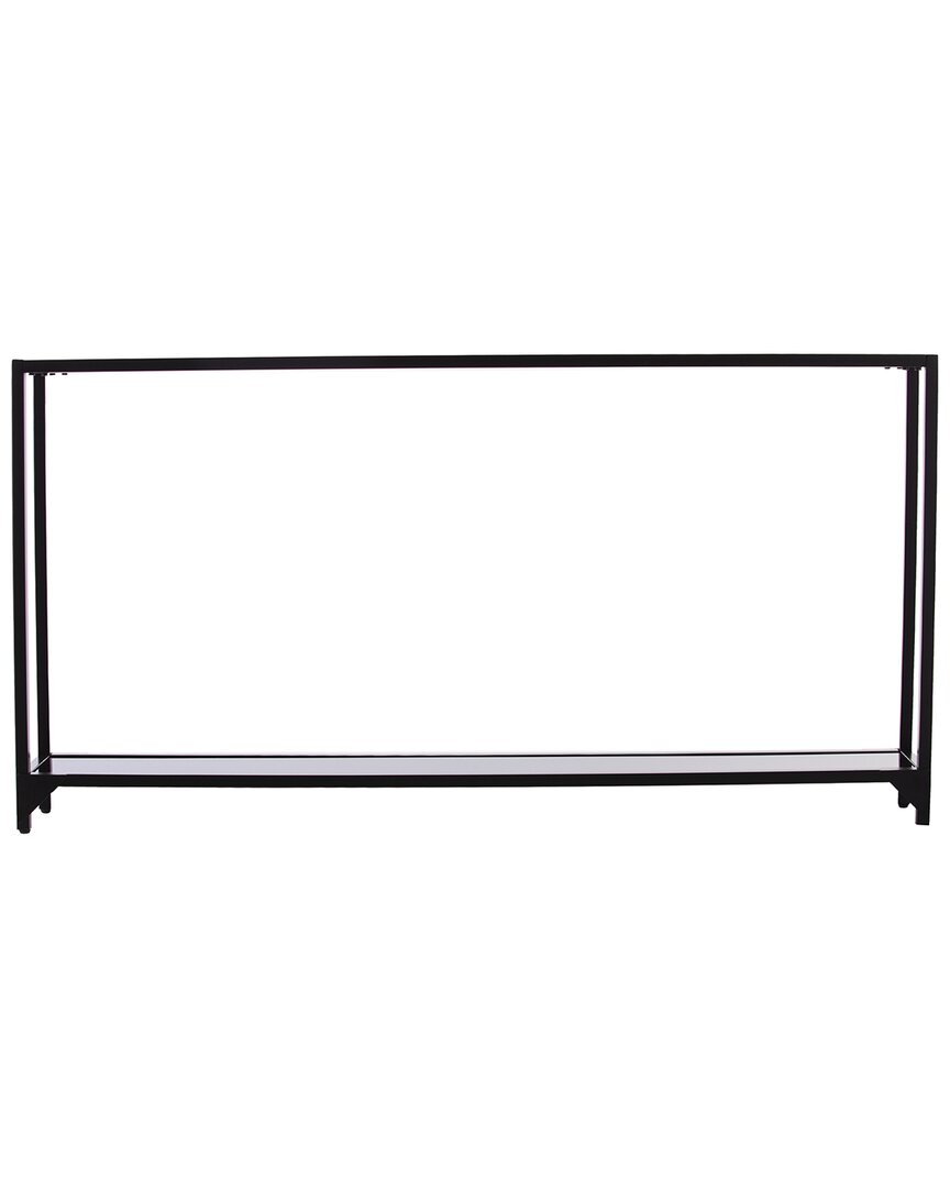 Sei Furniture Bergen Narrow Metal Console Table In Black