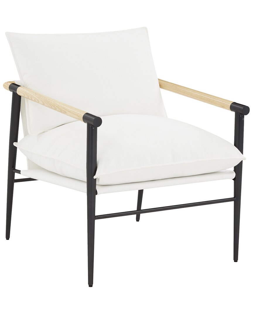 Tov Furniture Cali Accent Chair In White