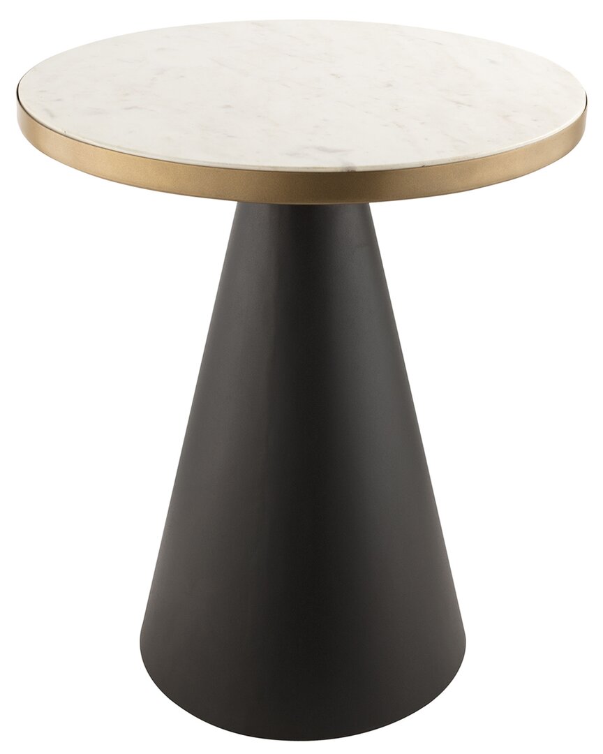 Tov Furniture Richard Side Table In White