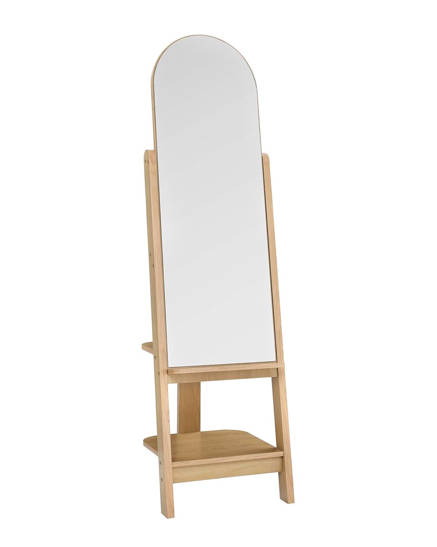 Modway Ascend Standing Mirror In Brown