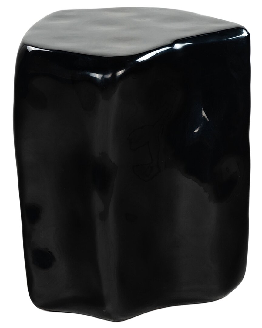 Safavieh Couture Wynnona Concrete Accent Table In Black