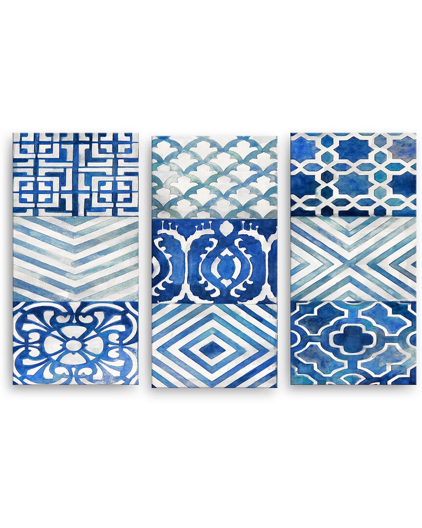 Ready2hangart Ocean Couture I-iii Wrapped Canvas Wall Art By Norman Wyatt