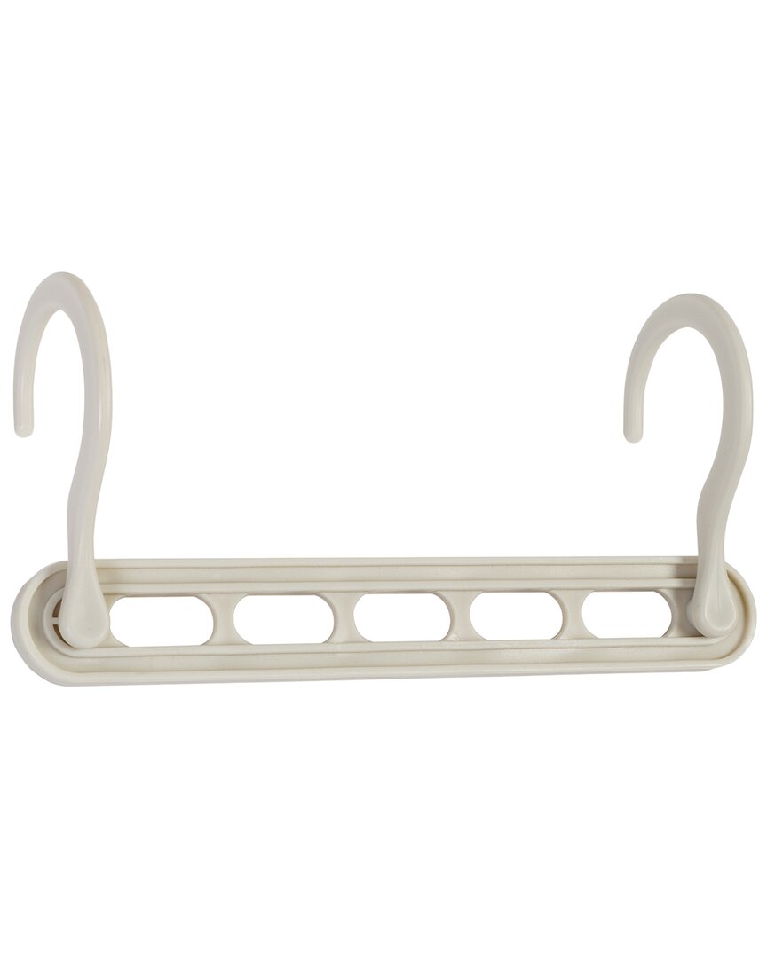 Honey-can-do 20pk Cascading Collapsible White Plastic Hangers