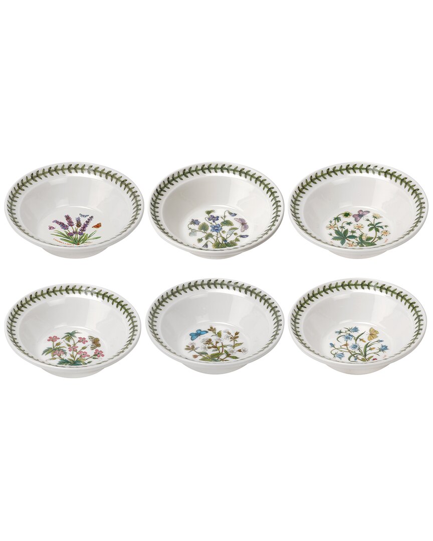 Shop Portmeirion Set Of 6 Botanic Garden Oatmeal/soup Bowls