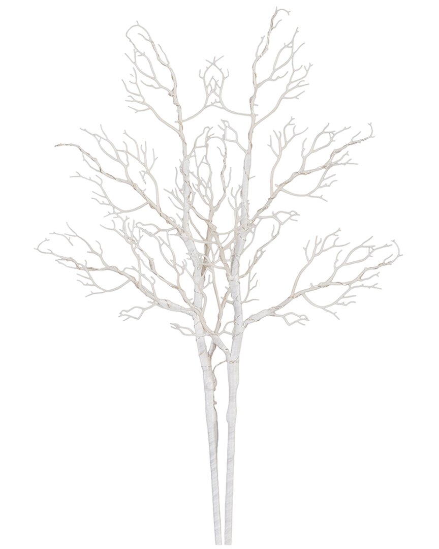 Shop Nearly Natural 35in Pre-lit Artificial White Birch Branches With 80 Warm White  Led Lights - Set Of