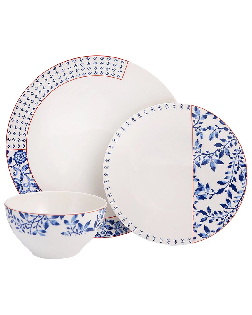 Porland Folksy 4-piece Place Setting Set