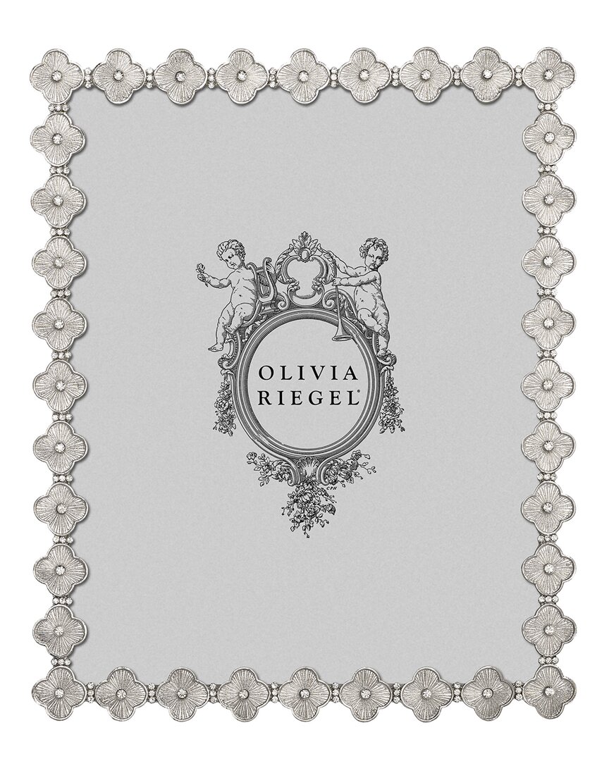Olivia Riegel Clover 8 X 10 Frame In Silver