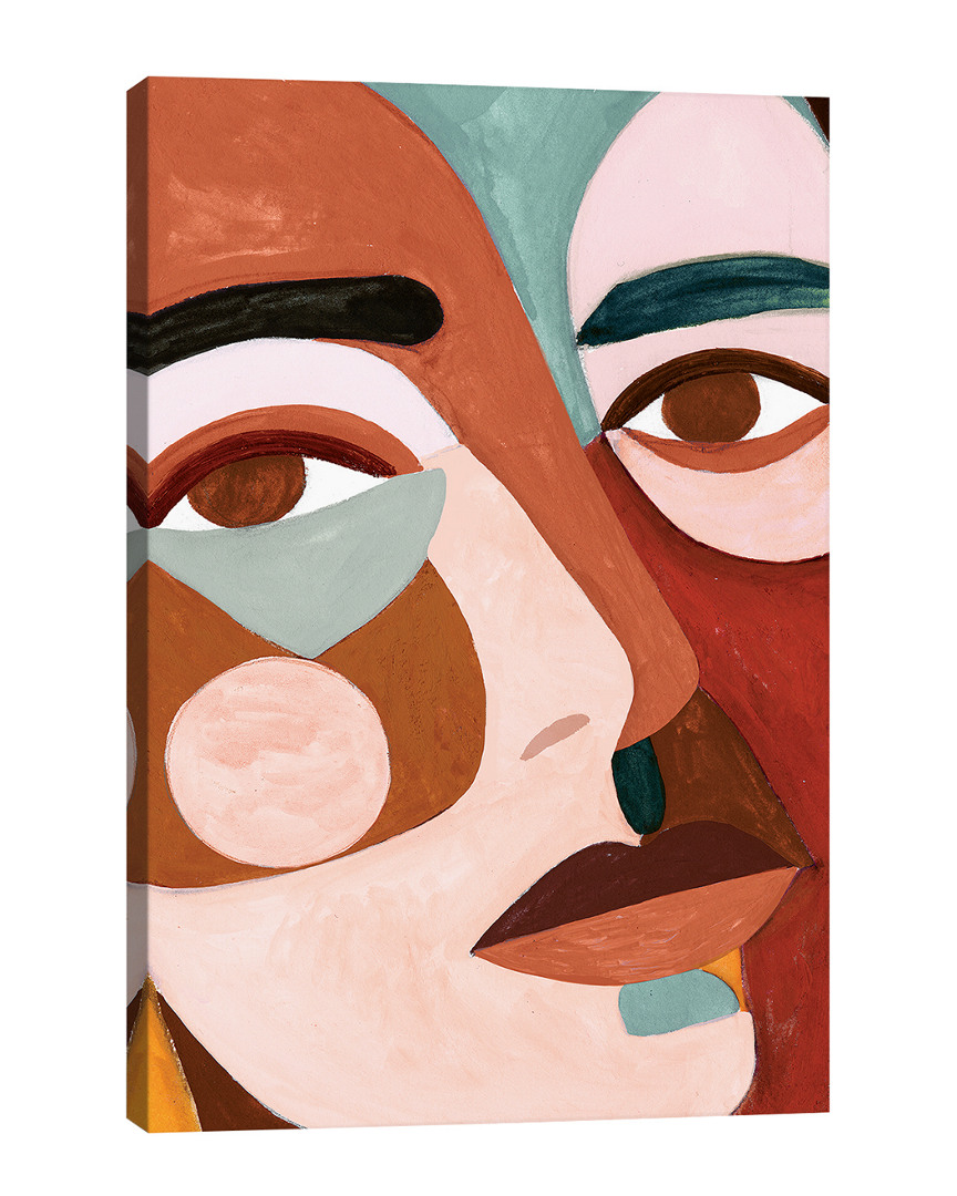 Icanvas Geo Face Iii Canvas Artwork By Victoria Borges