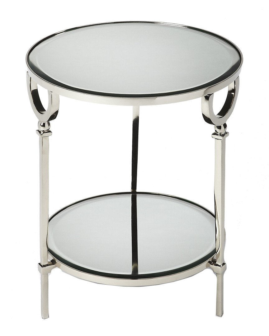 Butler Specialty Company Jolene Metal & Mirror End Table