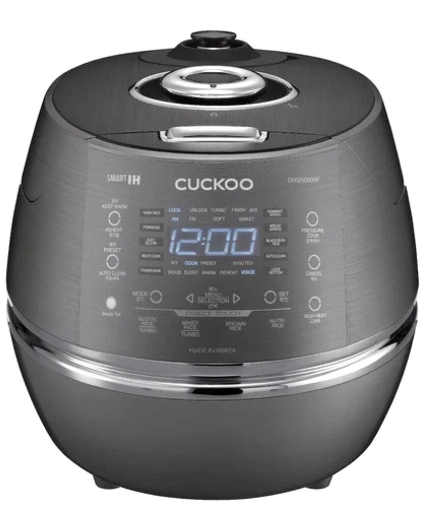 Cuckoo 6-cup Heating Pressure Rice Cooker In Black