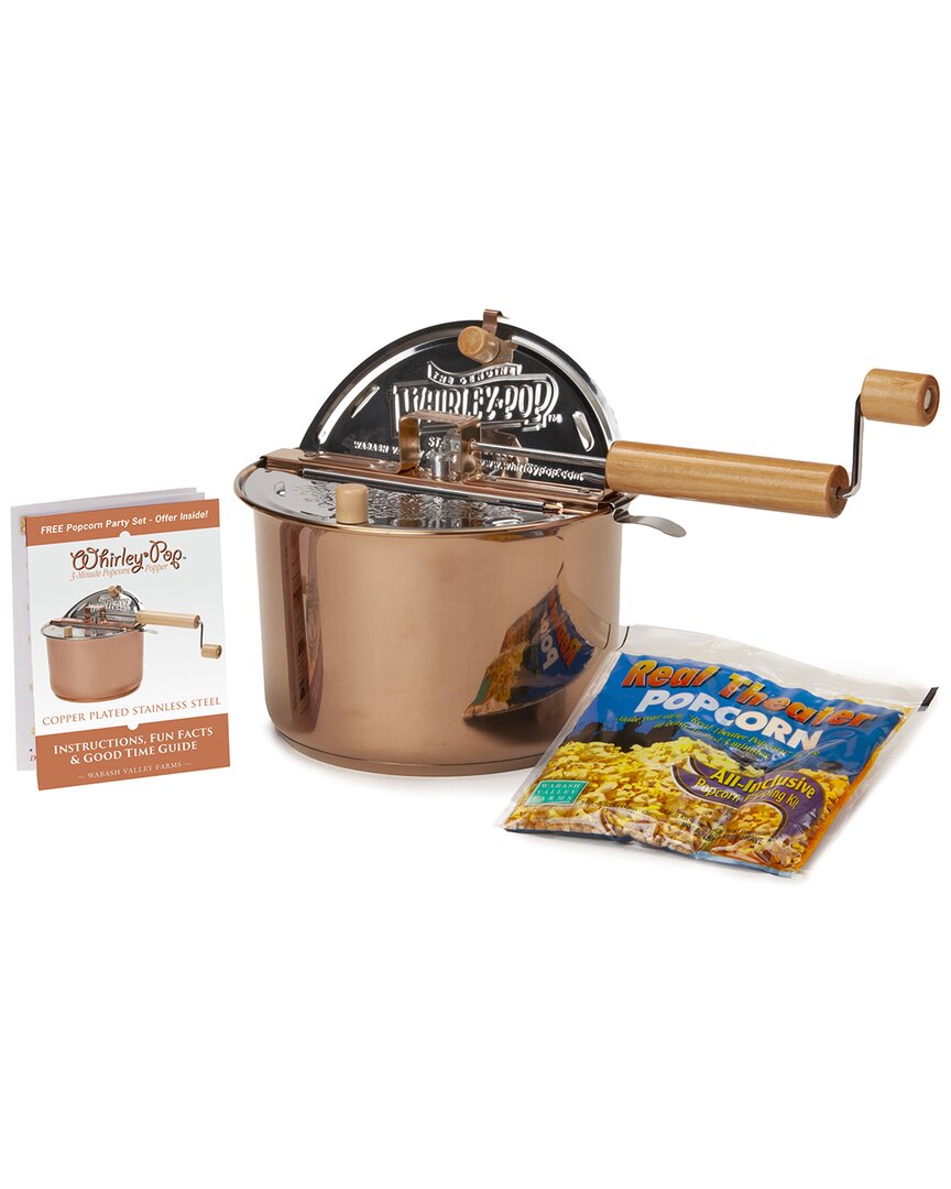 Whirley Pop Copper Plated Stainless Steel