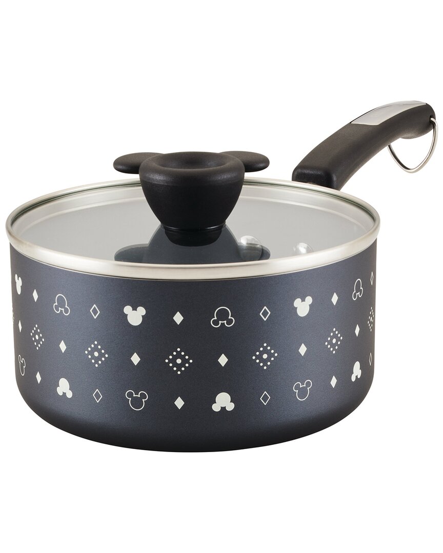 Farberware Disney Monochrome 2 Quart Ceramic Nonstick Saucepan With Lid