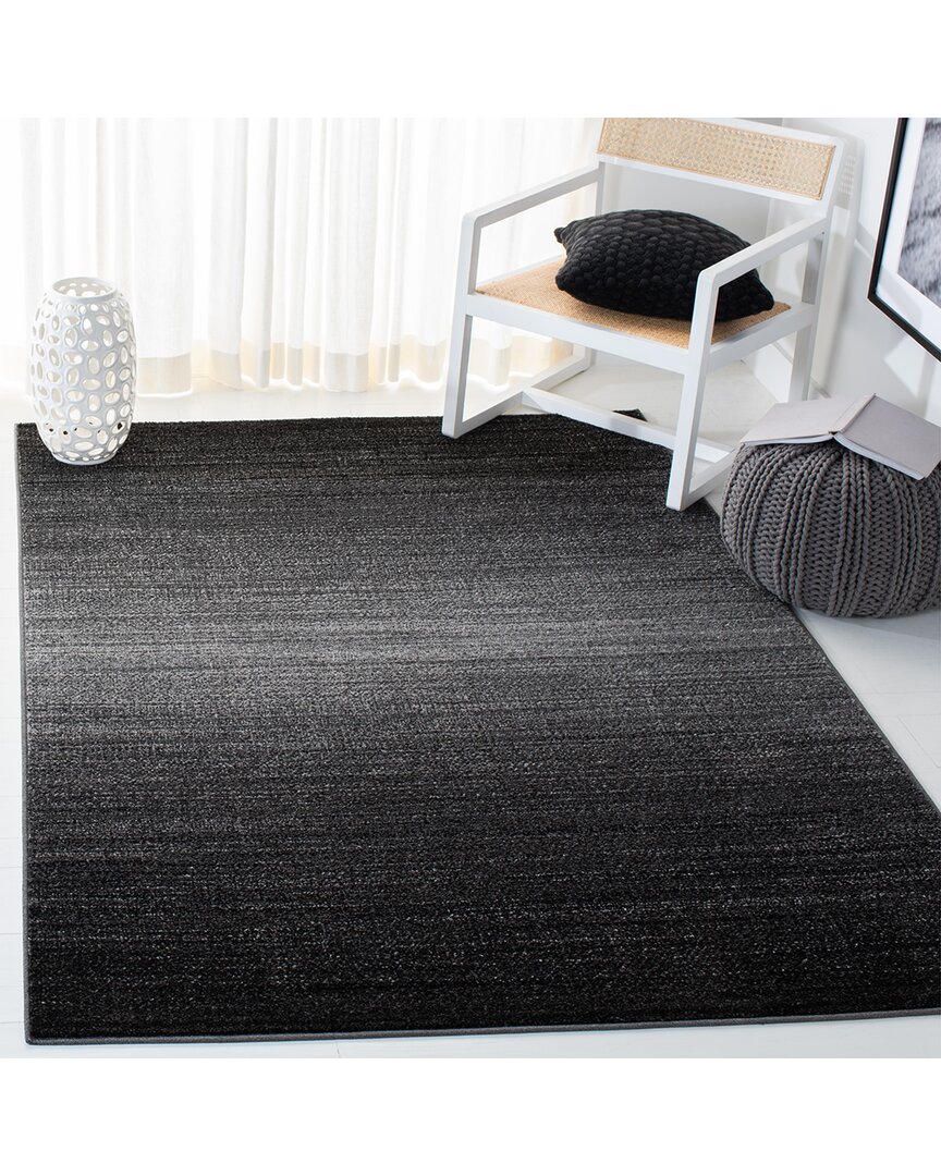 Safavieh Adirondack Bluffshade Power Loomed Rug Dark Grey / In Black