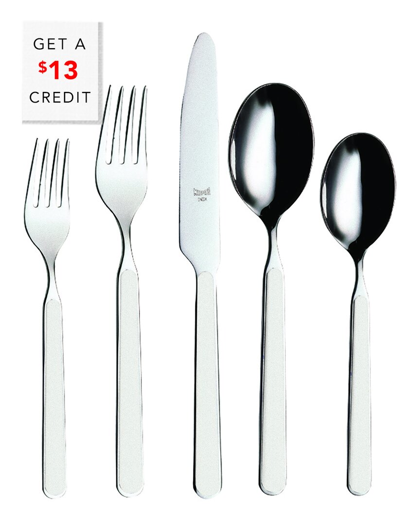 Mepra 5pc Flatware Set With $13 Credit