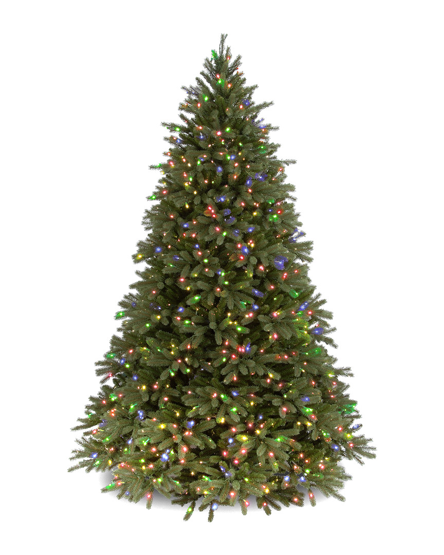 National Tree Company 7.5ft Feel-real Jersey Fraser Fir Hinged Tree With 1250 Multi Lights