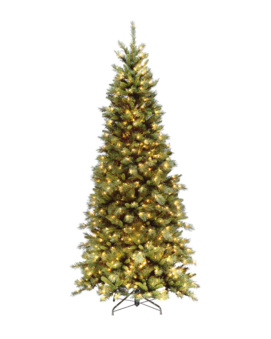 National Tree Company 6.5ft Tiffany Fir Slim Tree With 400 Clear Lights