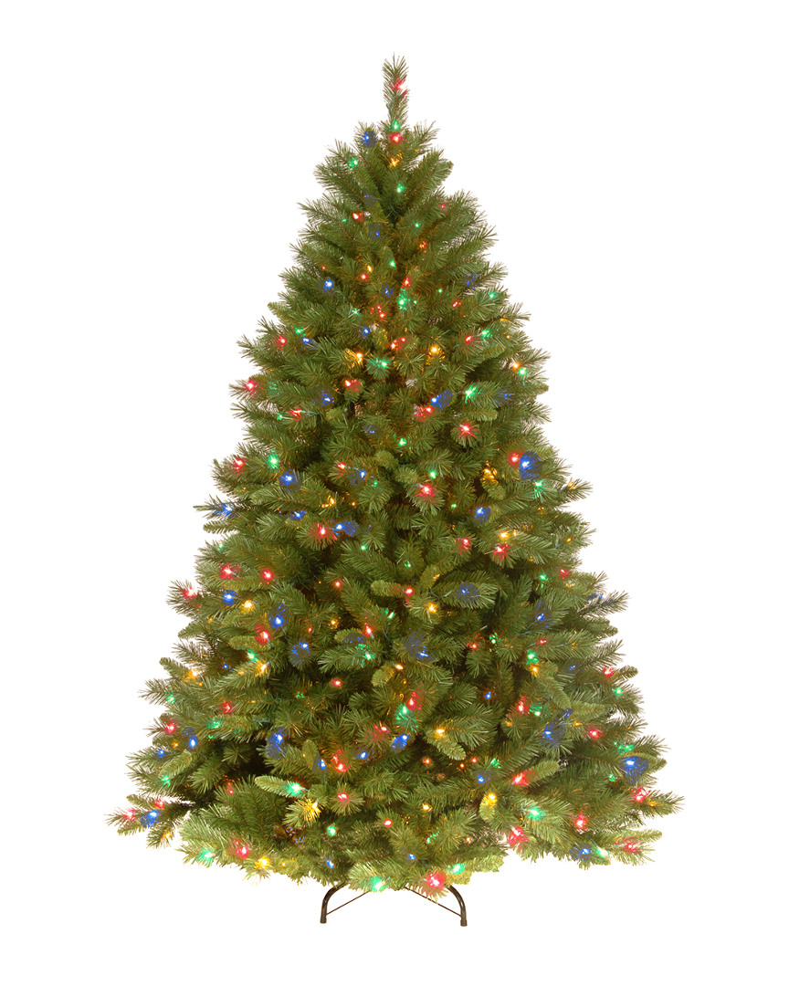 National Tree Company 7.5' Winchester Pine Hinged Tree With 500 Multi Lights