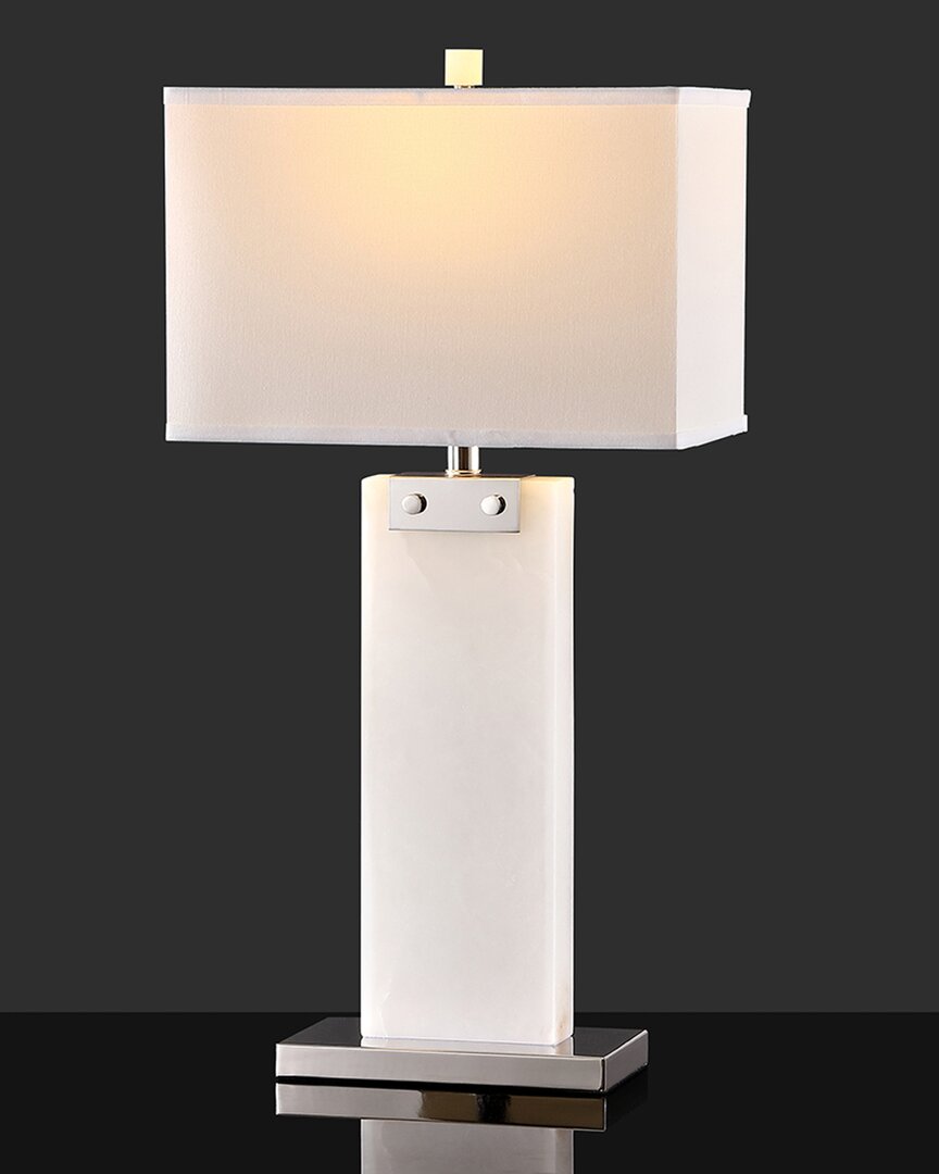 Safavieh Morgen Alabaster Table Lamp In White
