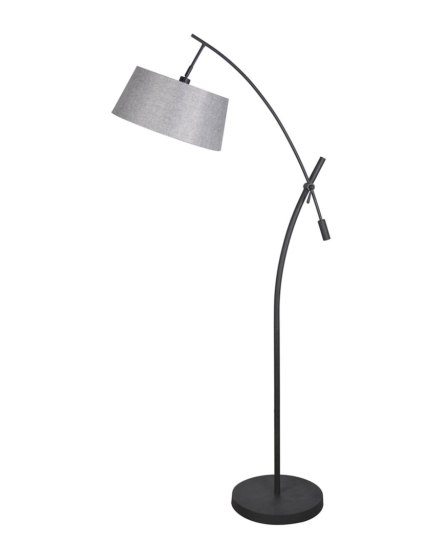 Lamps Per Se 80in Metal Floor Lamp With Linen Shade