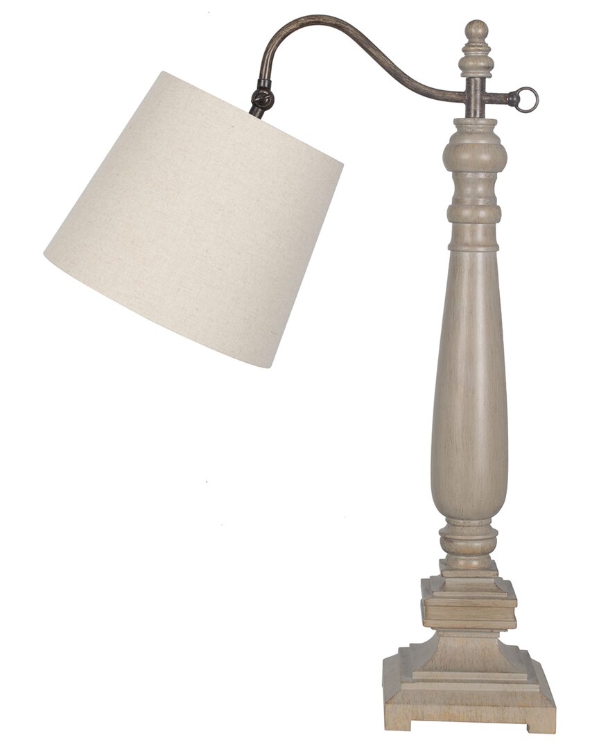 Lamps Per Se Set Of Two 28in Wooden Tone Table Lamps