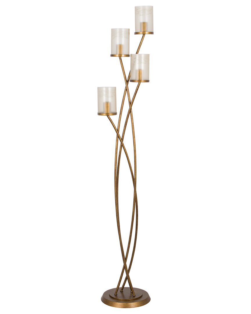 Lamps Per Se 70in 4-light Metal Floor Lamp