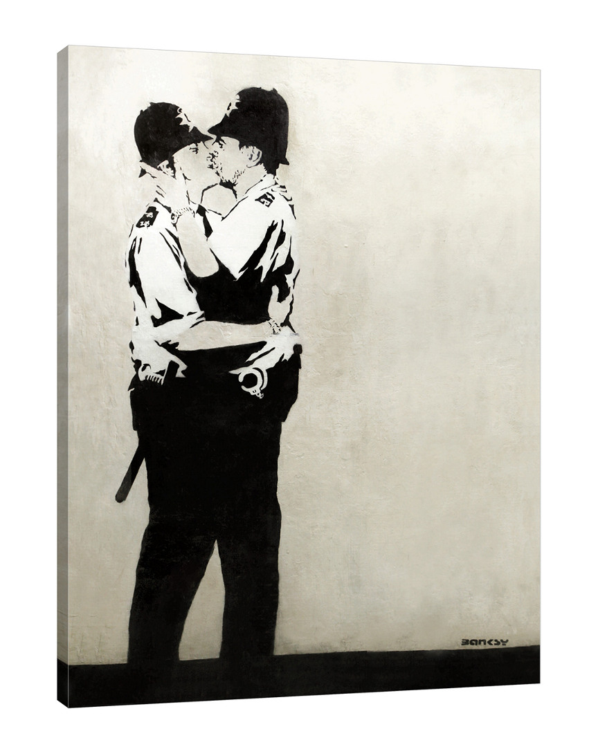Jaxson Rea Reajax Enterprises Kissing Cops By Banksy