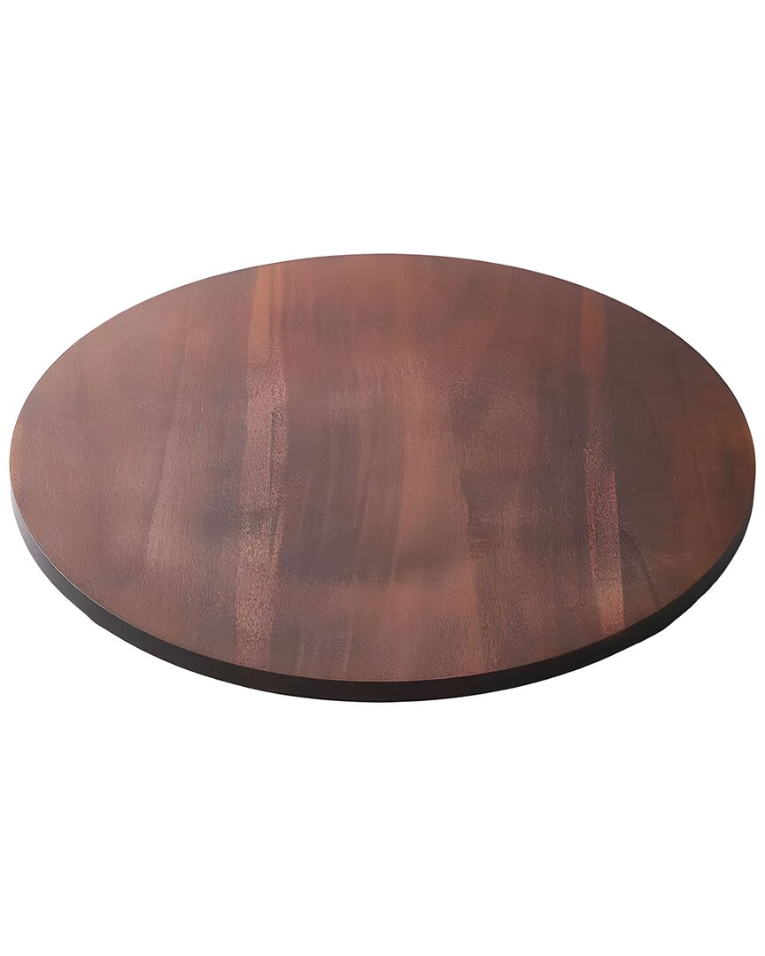 Vevor 24in Wood Lazy Susan Turntable In Brown