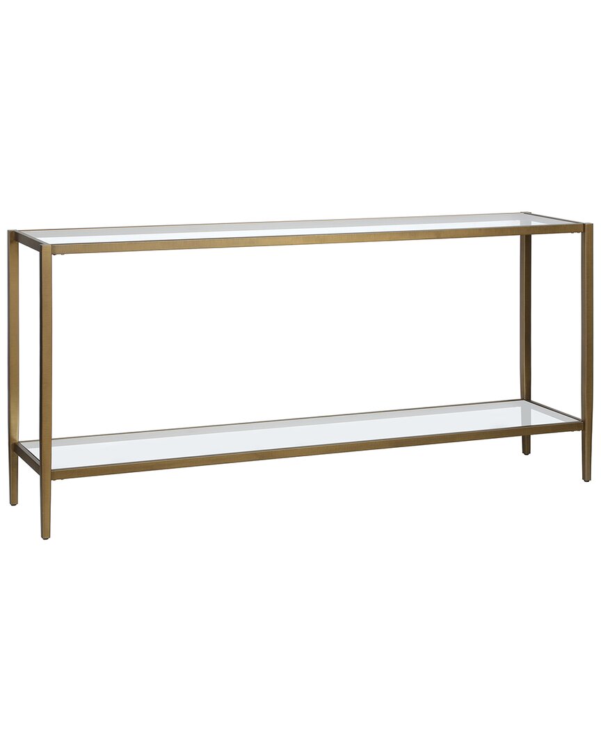 Abraham + Ivy Hera Rectangular Console Table In Gold