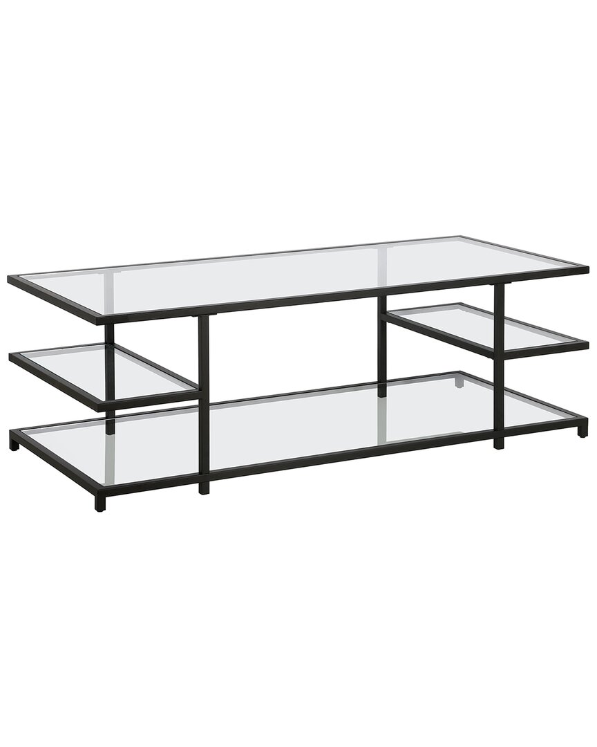 Abraham + Ivy Greenwich Rectangular Coffee Table In Black